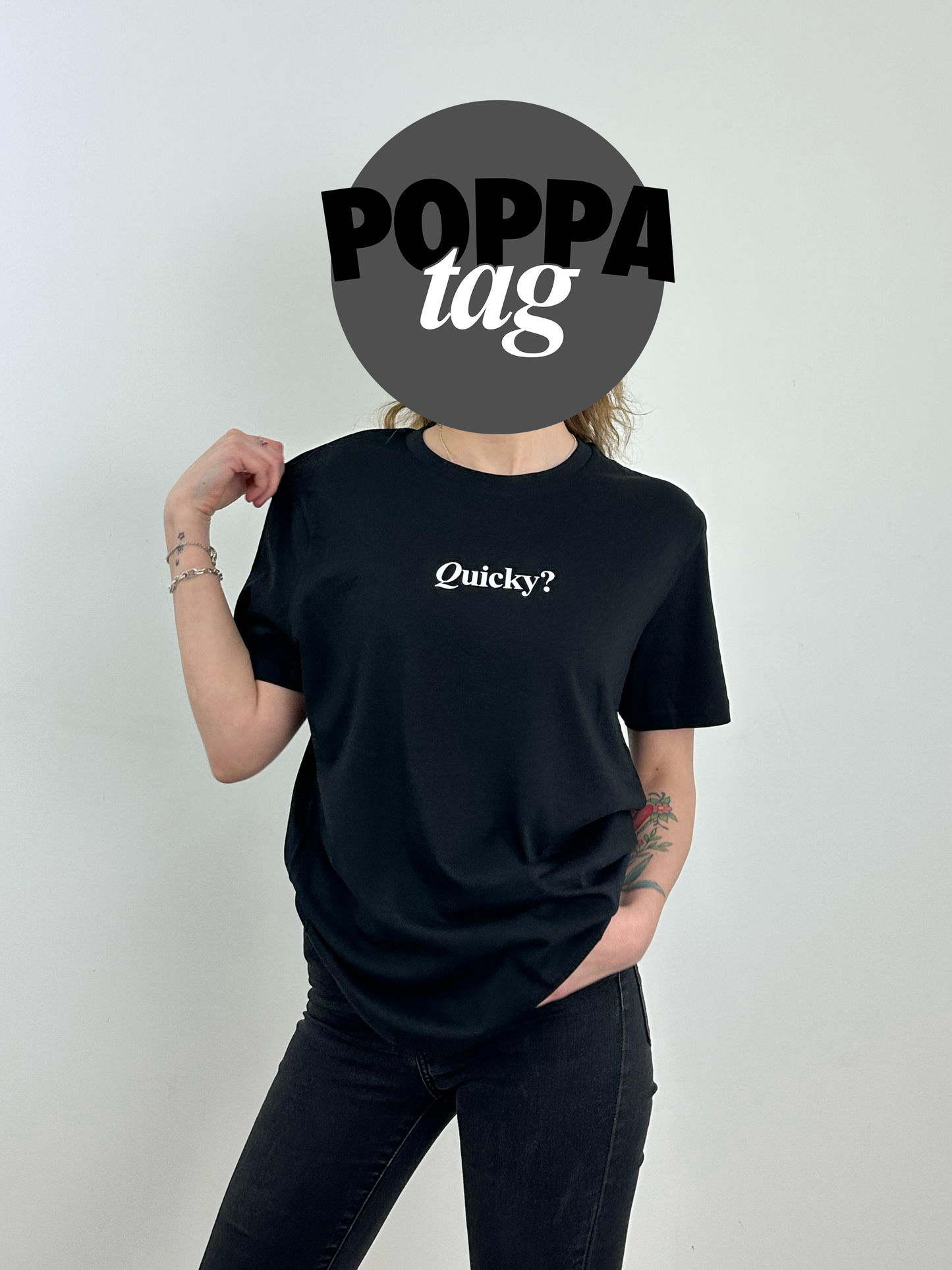 Quicky? T-shirt (black)