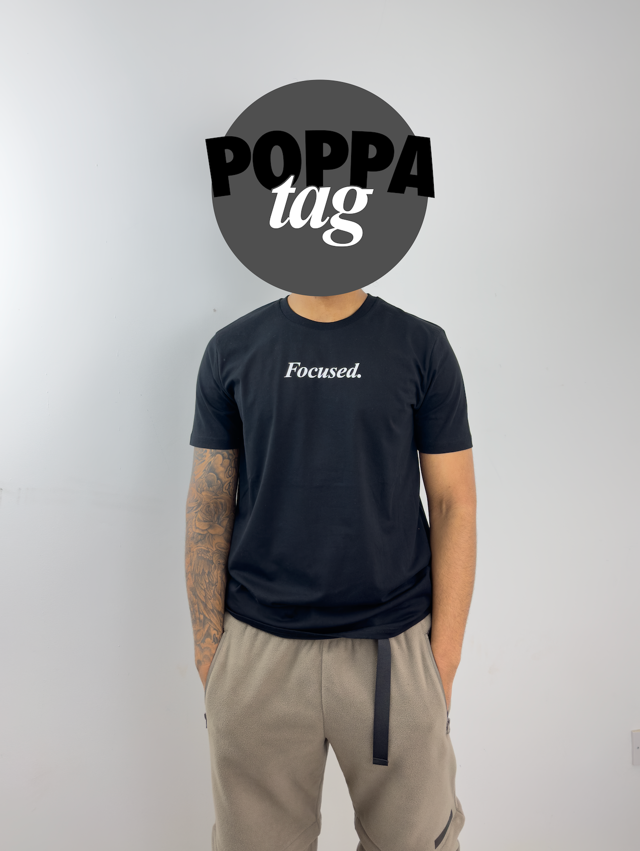 Focused T-shirt (black)